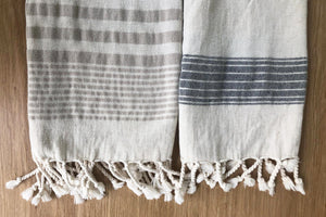 Authentic Turkish Tea Towel Fringe Set